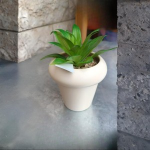 قوار بورسلان بيج شكل فطر ورد مشكل